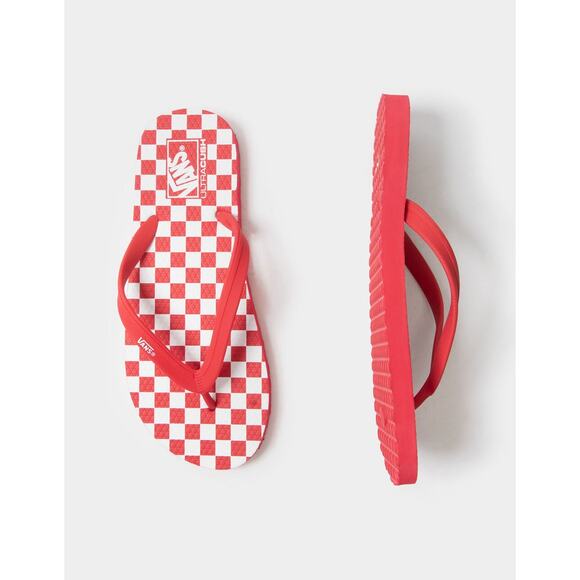 NWT! Vans‎ Men\'s Makena Sandals Red/White Size 11 main image 4